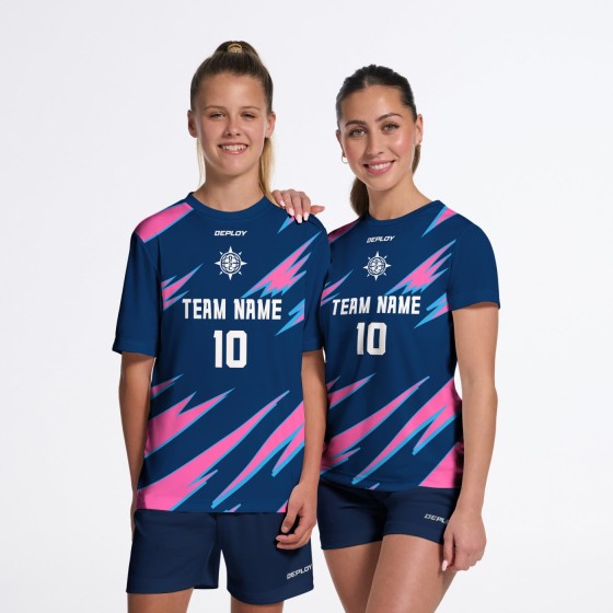 Flight Jersey Lightning Navy & Pink