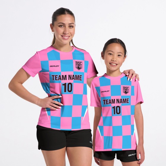 Flight Jersey Checkers Pink