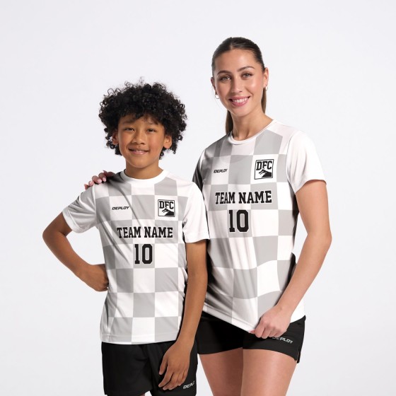 Flight Jersey Checkers White