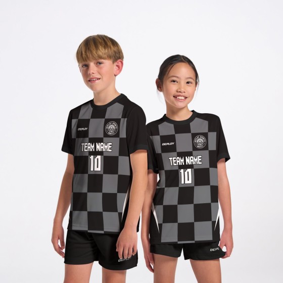 Flight Jersey Checkers Black