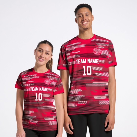 Flight Jersey Glitch Red