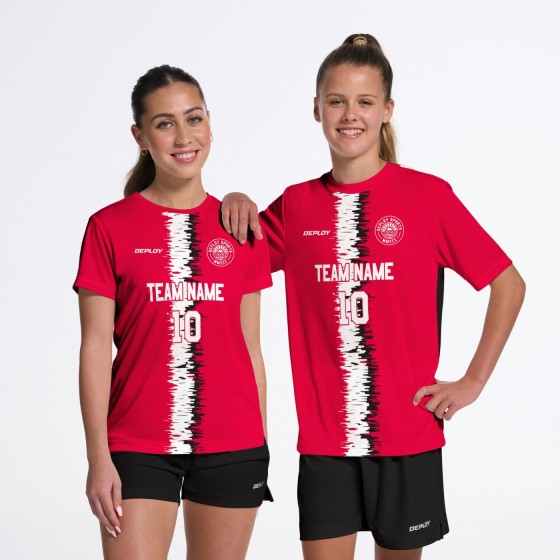 Flight Jersey Static Stripe Red