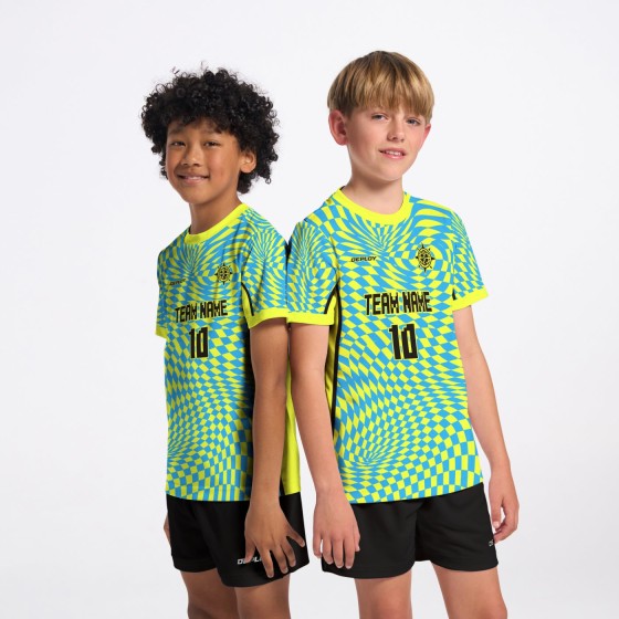 Flight Jersey Warped Neon & Yellow