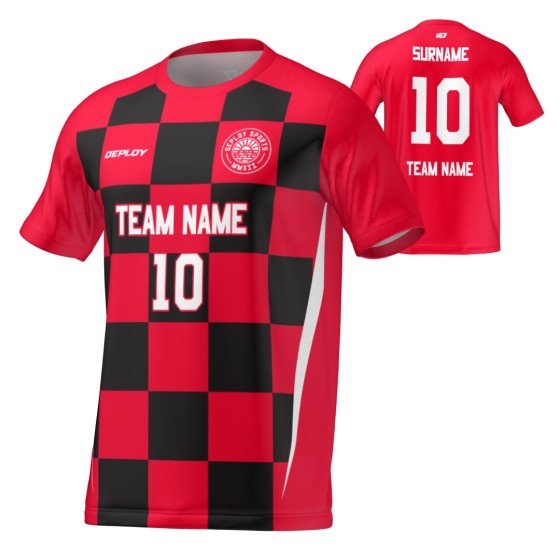 Flight Jersey Checkers - Red 2