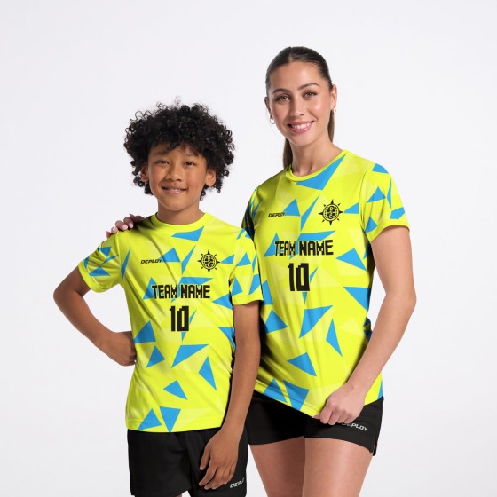 Flight Jersey Fragments Neon Yellow